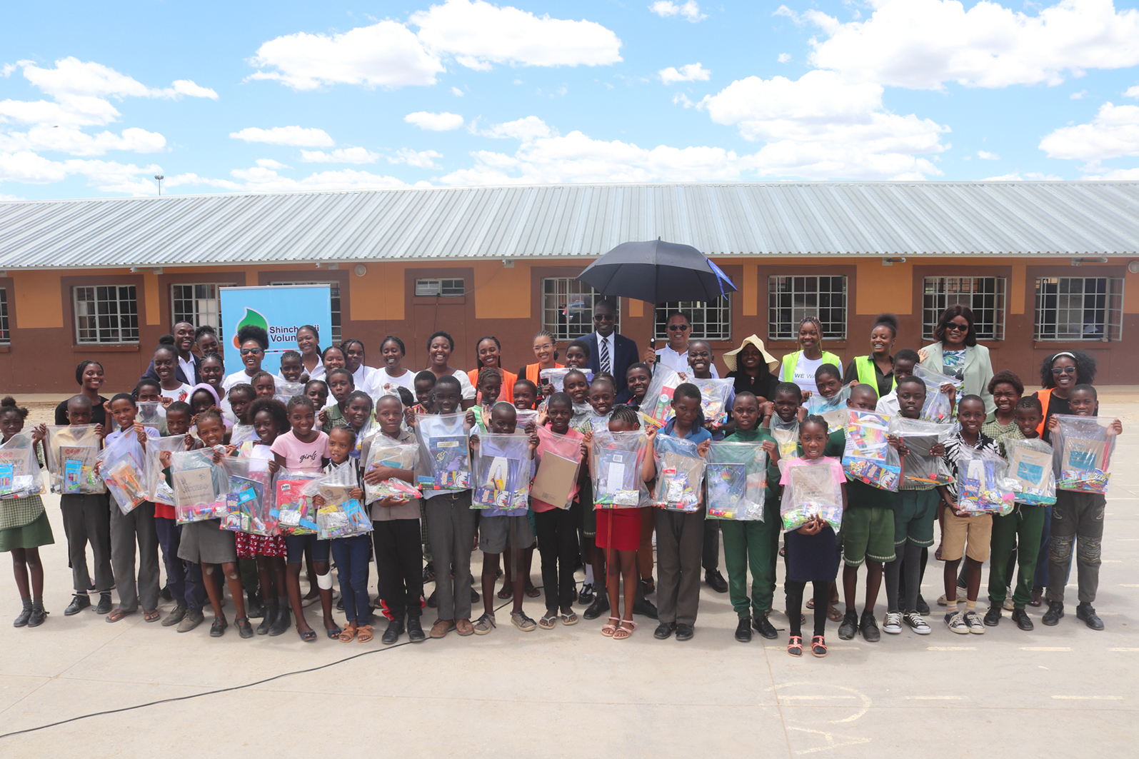 Shincheonji church hands over stationery to underserved learners