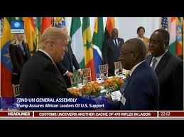 Trump Assures African Leaders Of U.S Support At 72nd UN General Assembly Pt 1 | News@10 |