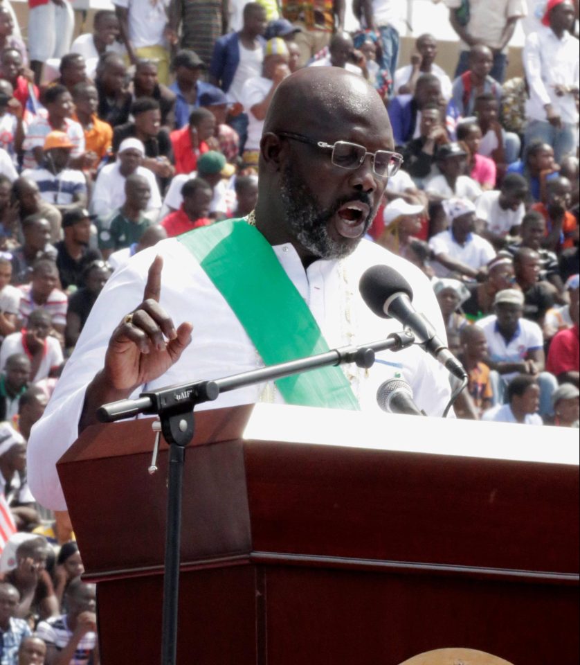 George Weah PRESIDENTIAL INAUGURATION
