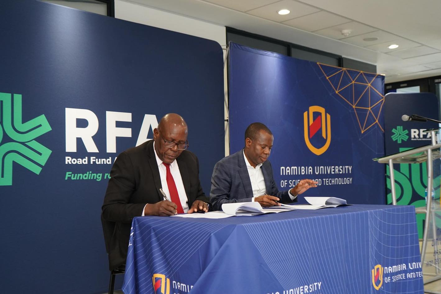NUST- RFA Signs N$10 Million Funding Agreement for Research and Innovation