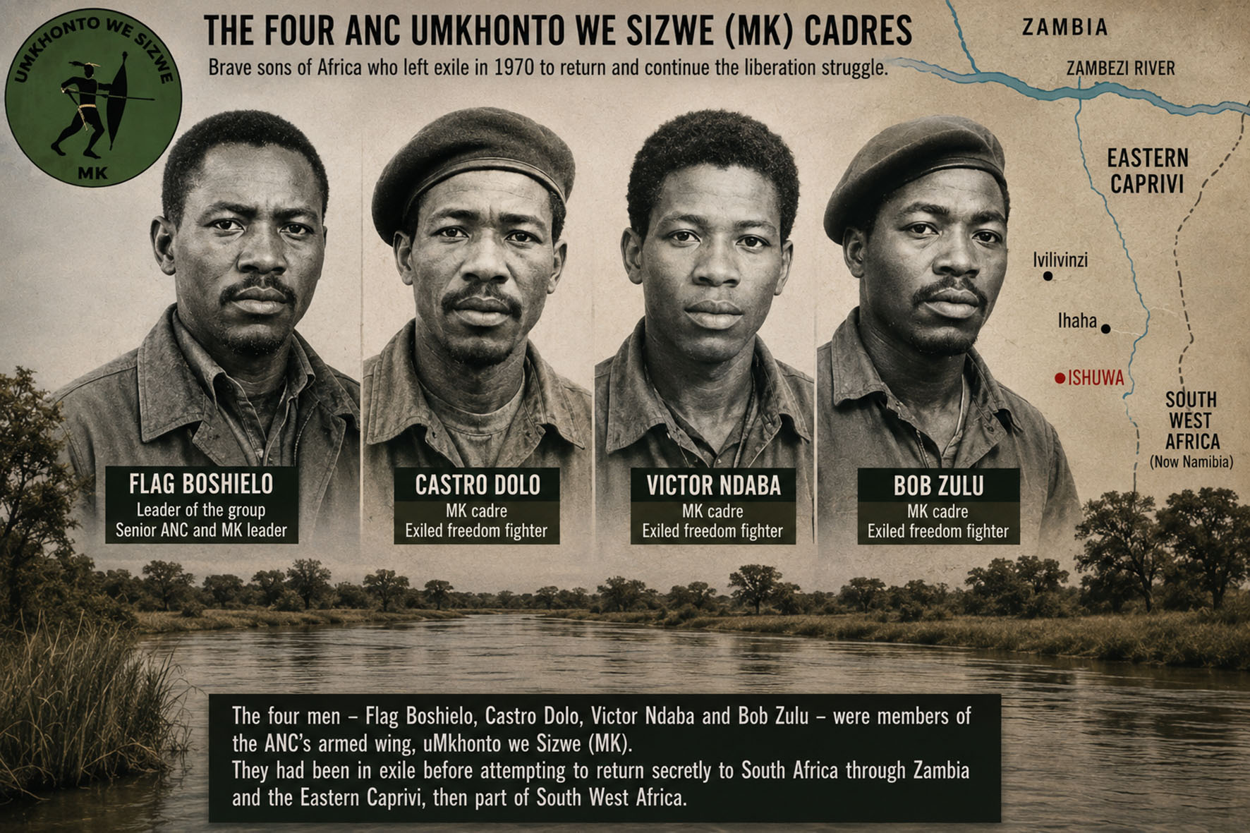 ANC Fighters’ Final Journey Ends in Zambezi Ambush